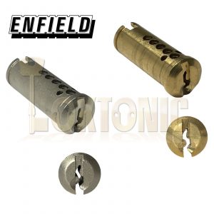 Enfield MR GeGe Replacement Spare Cylinder Barrel Core Plug 5 Pin Nicke - Brass