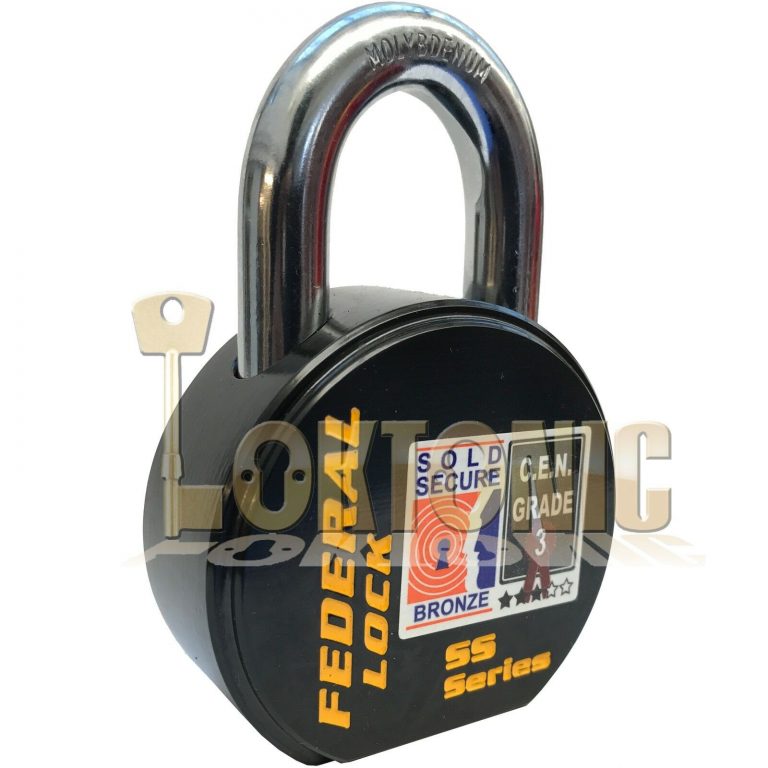 FEDERAL FD900S SOLD SECURE CEN GRADE 3 HEAVY DUTY STEEL PADLOCK - Loktonic