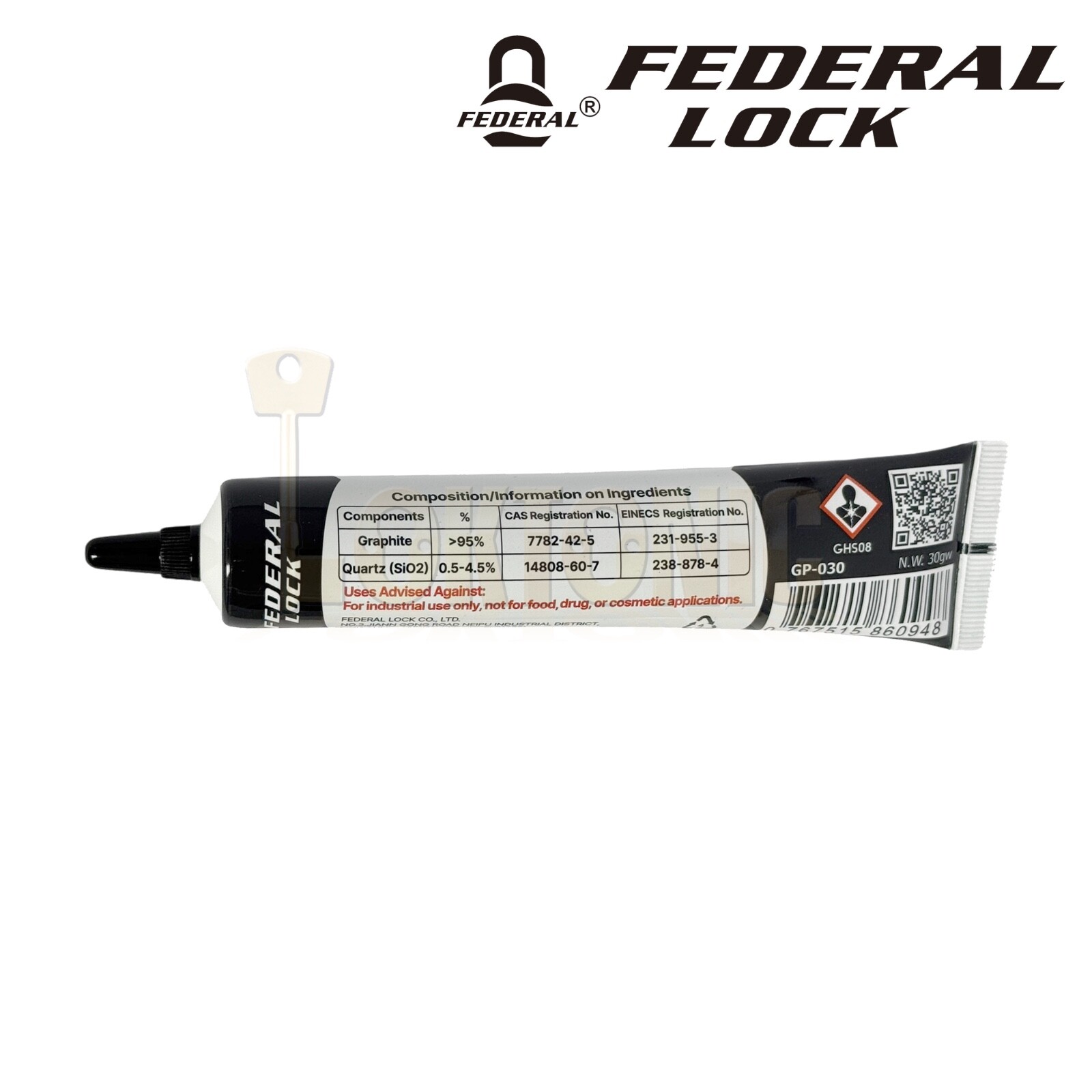 Federal™ Graphite Powder Lubricant For High Security Euro Locks & Cylinders - Image 9