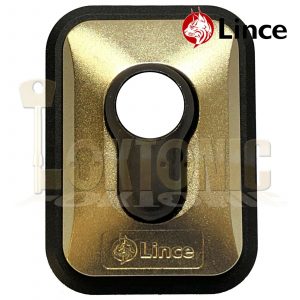 Lince Brass High Security Euro Cylinder Escutcheon Key Cover Plate Front Door