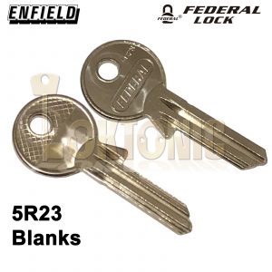 Enfield Federal Genuine R23 Key Blanks To Fit Any 5 Pin Enfield Cylinder
