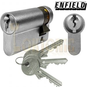 Enfield Garage Van Door Roller Shutter Key Switch Half Euro Cylinder Lock Barrel