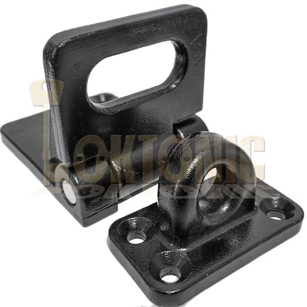 Serrures Renforcées En Fonte AB Tools - 7x2 Pouces - Pour Garage, Abri, Portail - Neuf