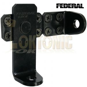 Federal High Security Swing Hasp And Staple  For Garages Gates Sheds