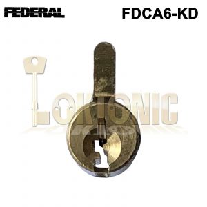 Federal Replacement FDCA6-KD Cylinder Core Plug Fit Any 6 pin Federal Padlocks