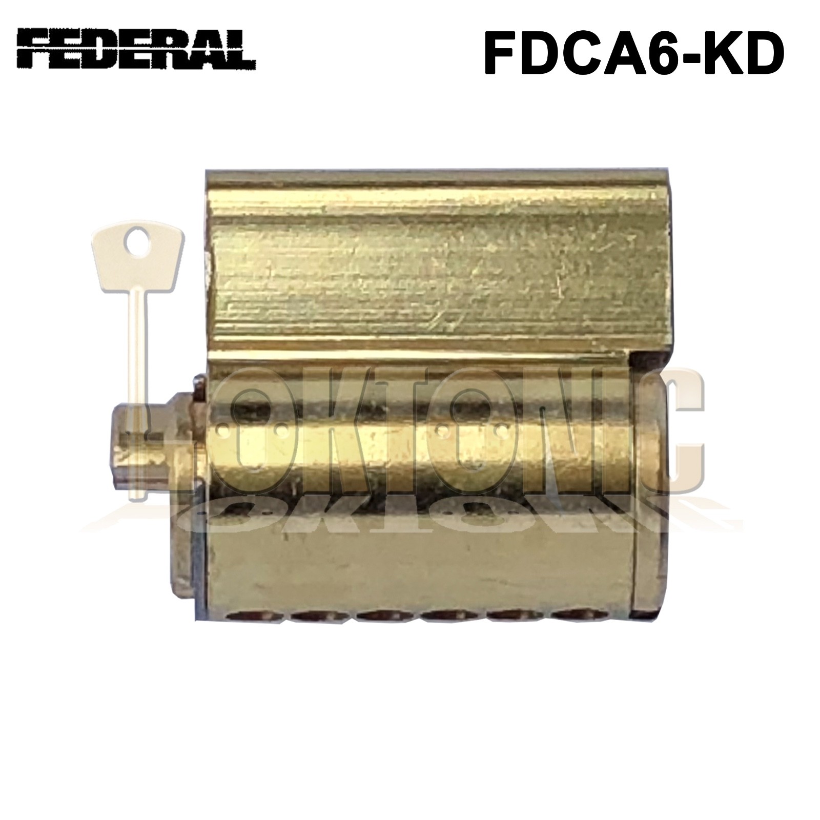 Federal Replacement FDCA6-KD Cylinder Core Plug Fit Any 6 pin Federal Padlocks - Image 6