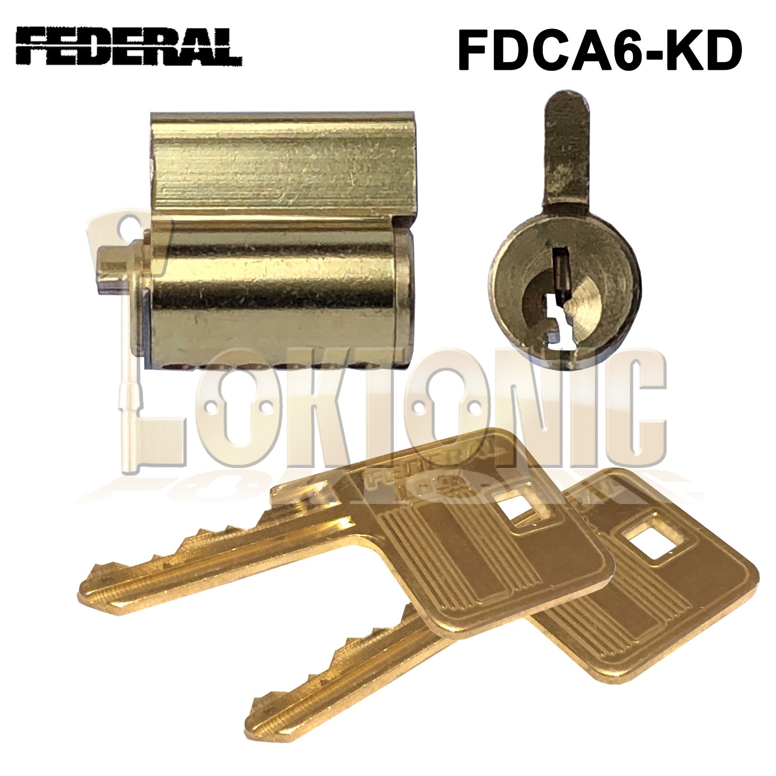 Federal Replacement FDCA6-KD Cylinder Core Plug Fit Any 6 pin Federal Padlocks - Image 7