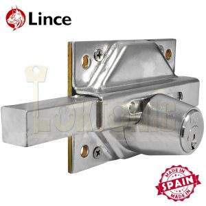 Lince High Security Quality Door Gate Shed Sliding Heavy Duty Rim Dead Bolt Lock