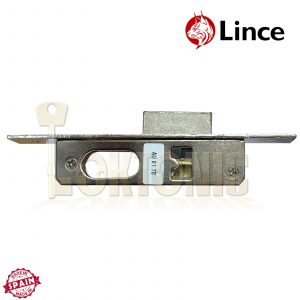 Lince Mortice Narrow Stile Dead Lock With Small Oval Cylinder UPVc