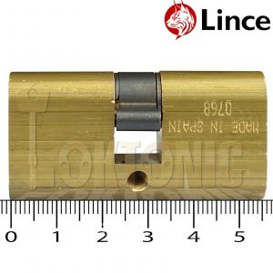 Lince Mortice Narrow Stile Sash Roller Latch Lock With Small Oval Cylinder UPVc