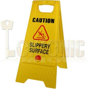 Professional Caution A-Frame Safety Warning Sign Slippery Surface 610 x 300 x 30