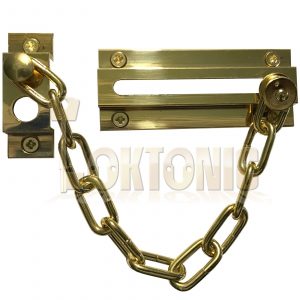 Strong Security Door Chain Heavy Duty Brass Safety Guard Lock Catch