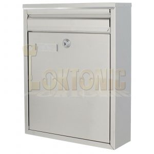 Comsafe Steel Lockable Outdoor Wall Mounted Post Box Large Letter Mail Box Steel