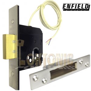 Enfield Mortice Euro Oval Cylinder Deadlock Lock Case With Microswitch
