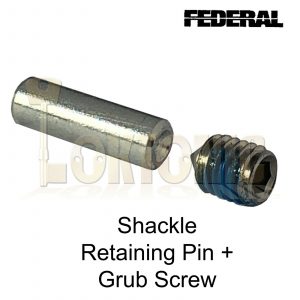 Federal Shackle Retaining Pin Grub Screw 700 800 900 Series Security Padlock