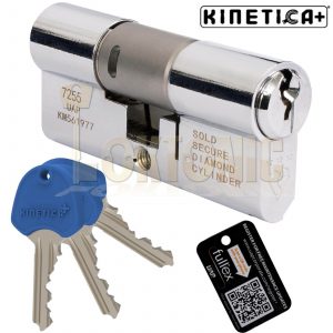 UAP 35-35  Kinetica+ 3 Star Anti Snap Euro Cylinder UPVC Front Door Lock TS007