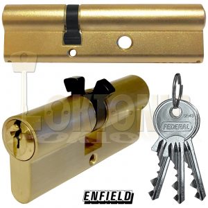 Enfield Contract Pair L111 + 363 Banham Type Euro Double Cylinder Lock Barrels