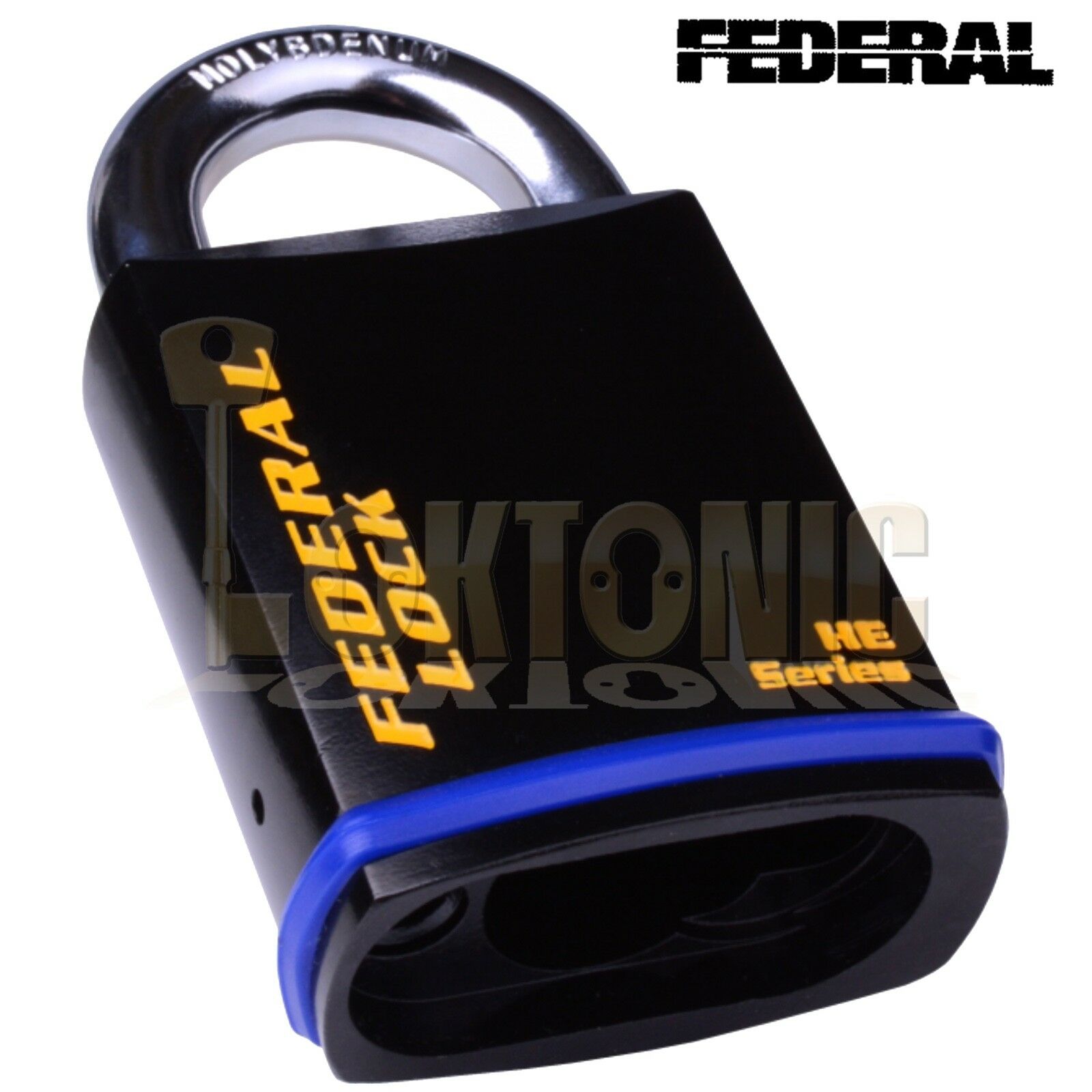 Federal FD740EUX Sold Secure GOLD CEN 5 Body Padlock To Suit Half Euro Cylinder