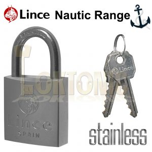 Lince 30mm Brass Weather Resistant Water Proof Marine Steel Shackle Padlocks