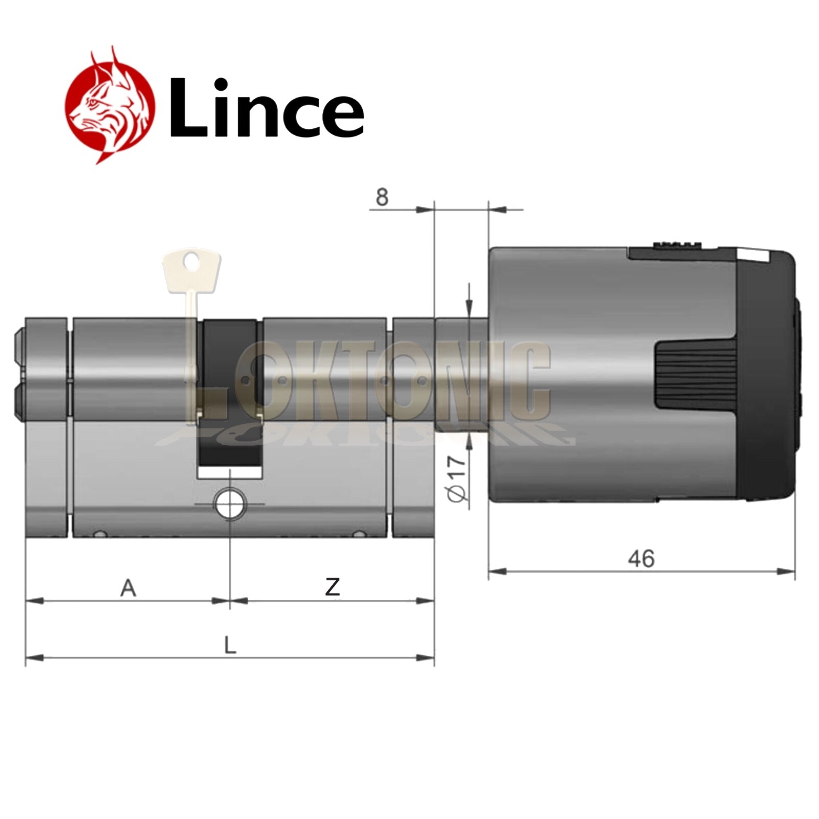 Lince CPLUS 100dB Alarm Euro Cylinder Composite Door Lock Anti Snap Bump Drill - Image 10