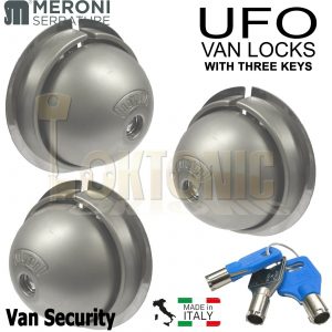 Meroni ME8080 UFO Van Door Locks Three Same Key KA Gates Sheds Glass Doors
