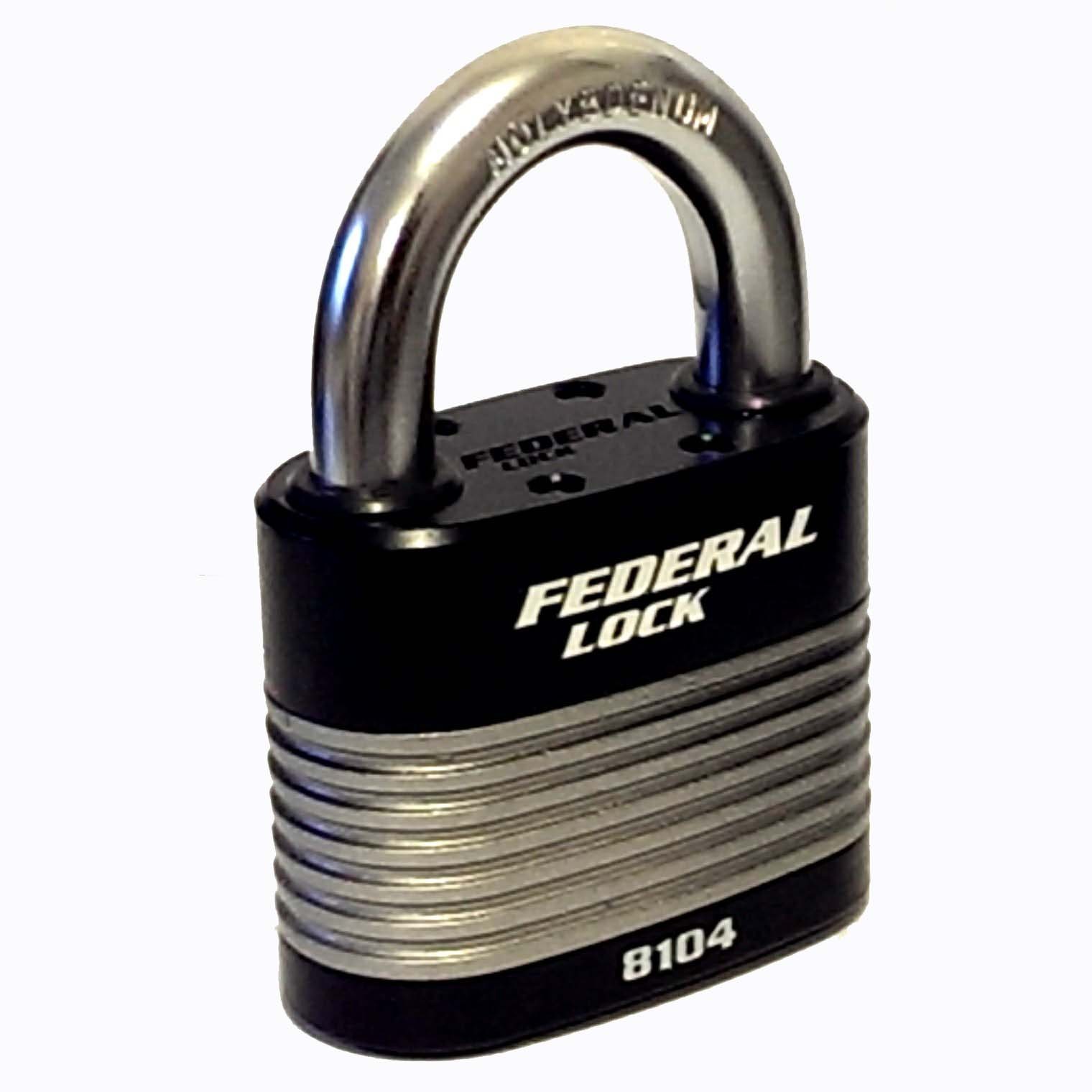 Federal High Security Rekeyable Van Shed Garage Steel Padlock FD8100 Series - Image 5