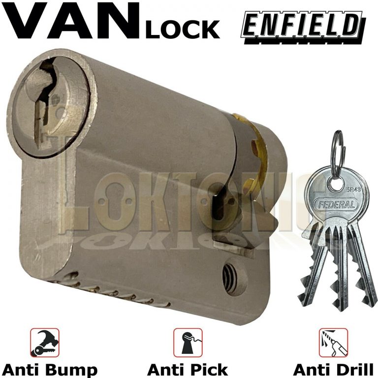 Enfield Half Euro High Security Cylinder Anti Drill Bump Locks For Vans