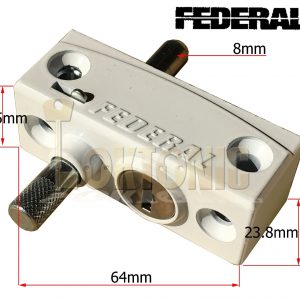 Federal Window French Doors Lock Catches heavy Duty Security Sliding Patio Bolts