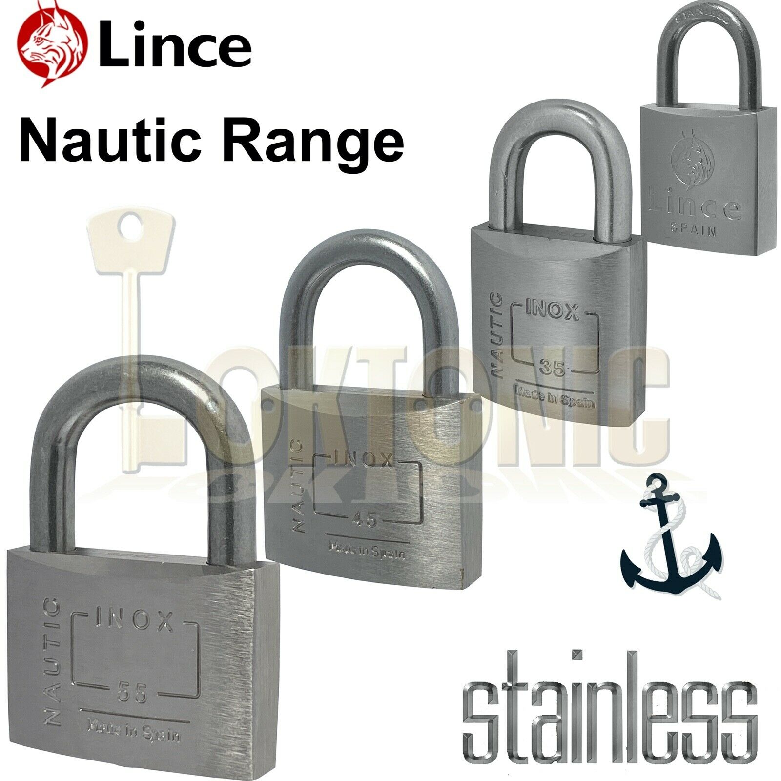 Lince Brass Corrosion Weather Resistant Marine Steel Shackle 