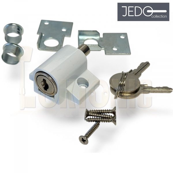 Patio Sliding Security Dead Lock Door Bolt Push Key Locking UPVC Metal Window