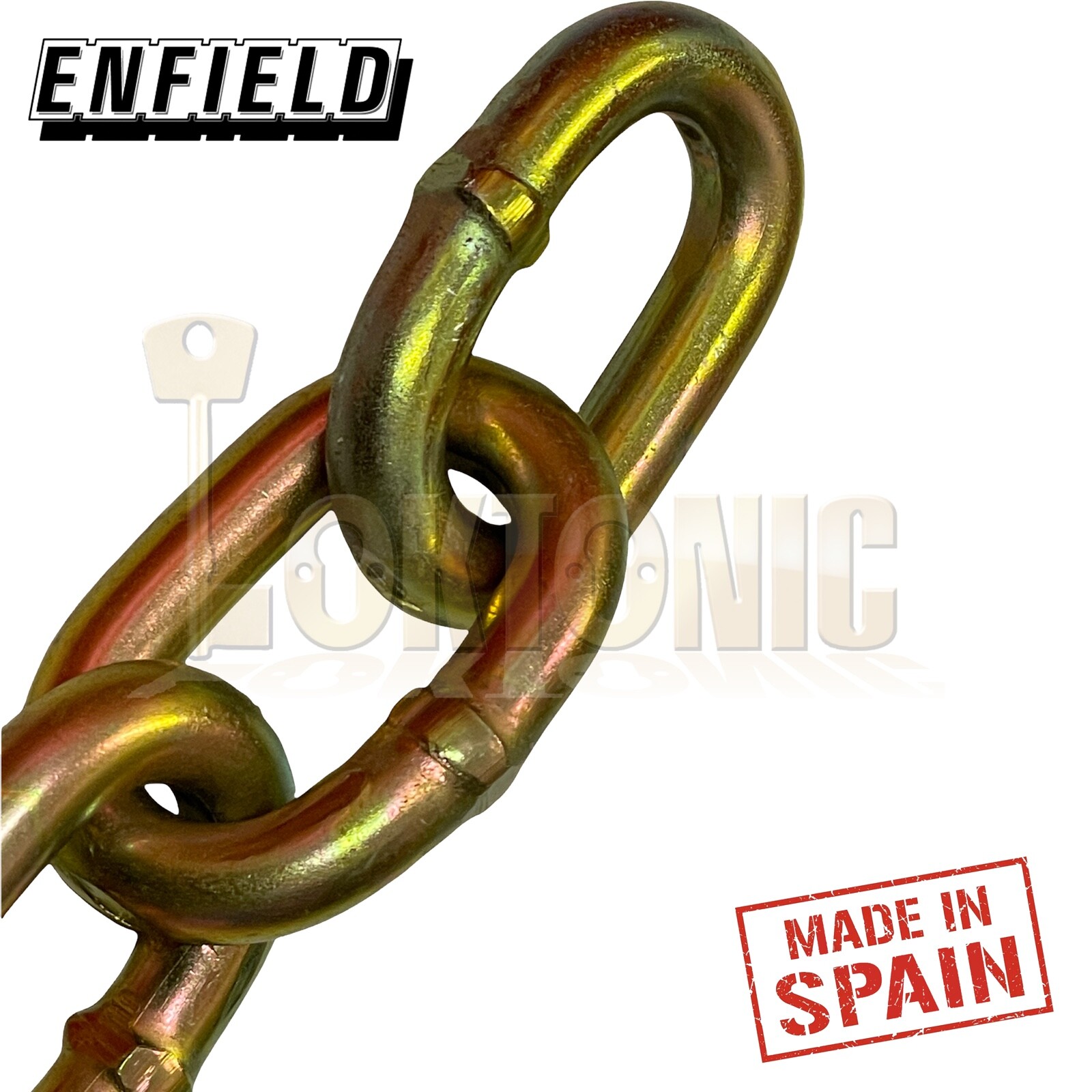 Enfield Through Hardened 8mm ⌀ x 10m Length Heavy Duty Security Chain - Image 3