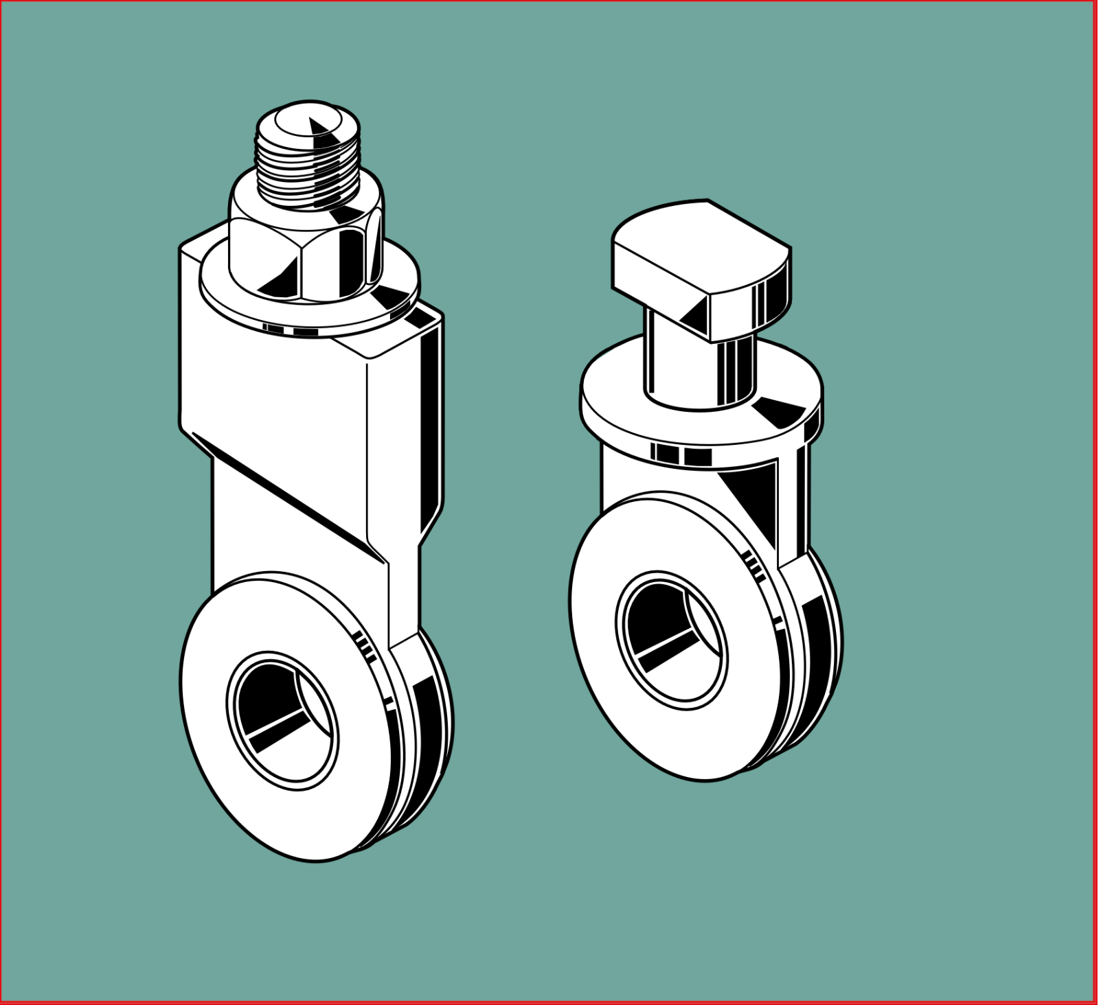 Facchinetti Heavy Duty Spare Plug Only For Ground Anchor Units Roller Shutter - Image 3