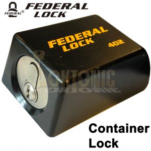 Federal BEAST Shackle-less Solid Steel Heavy Block Duty Container Padlock