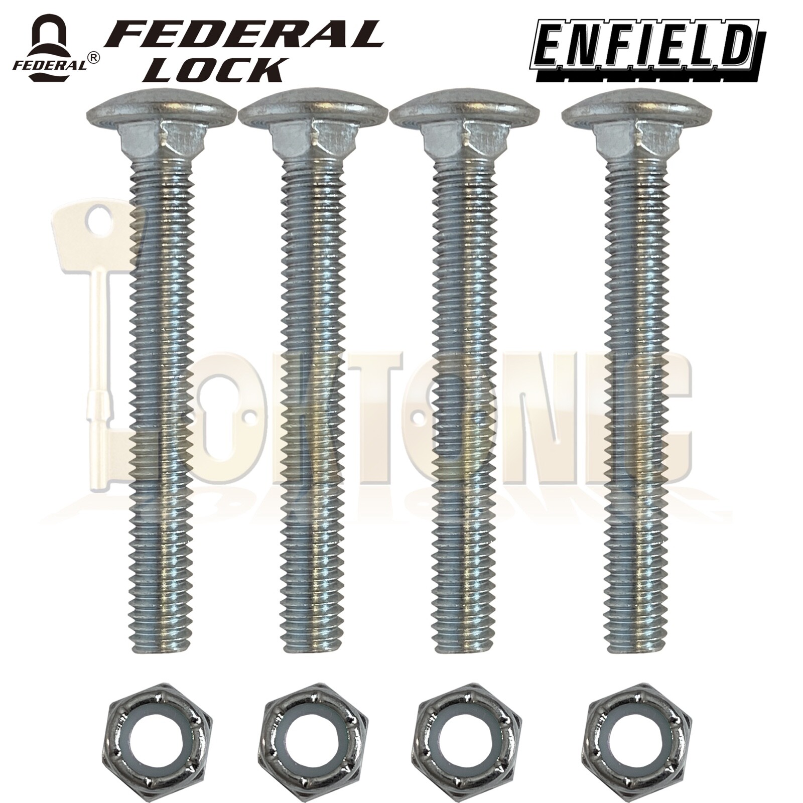Federal Enfield Up And Over Garage Door Bolts Locks High Security Mk15 2025 - Image 7
