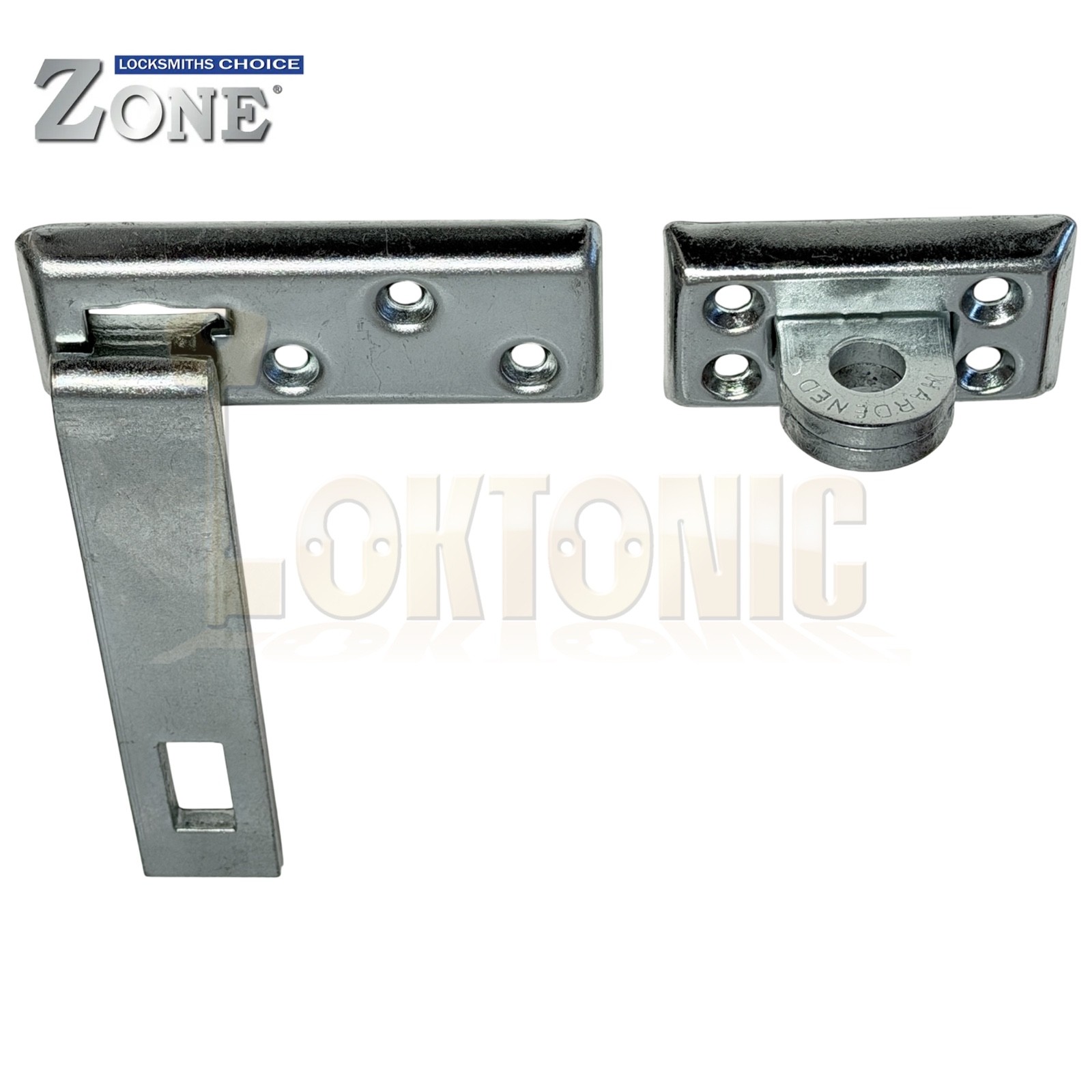 Federal High Security Shed Van Door Gate Lock Bracket Hasp Staple Padlock Combo - Image 15