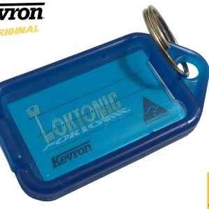 Kevron Pack 10 ID5 BLUE 100% Genuine Plastic Clicktag Label Key Tags Click Tag