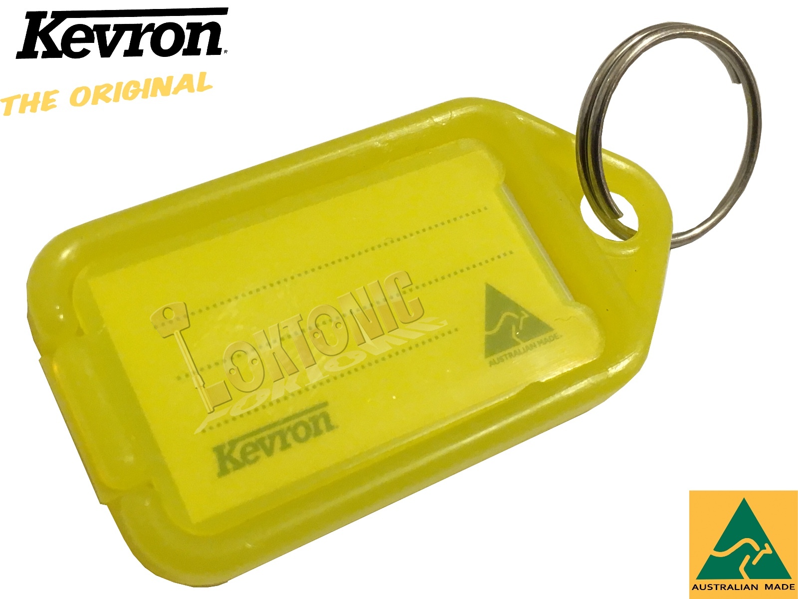 Kevron Pack 10 ID5 100% Genuine Plastic Clicktag Label Key Tag 5 X Colours - Image 4