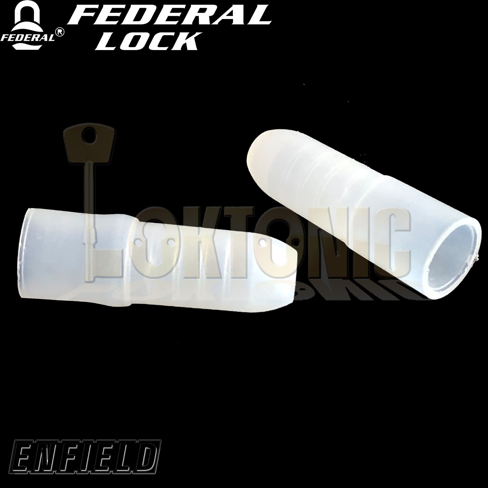 Enfield 2 x D613 Spare Garage Door Bolt Key Caps Pocket Protectors - Image 3