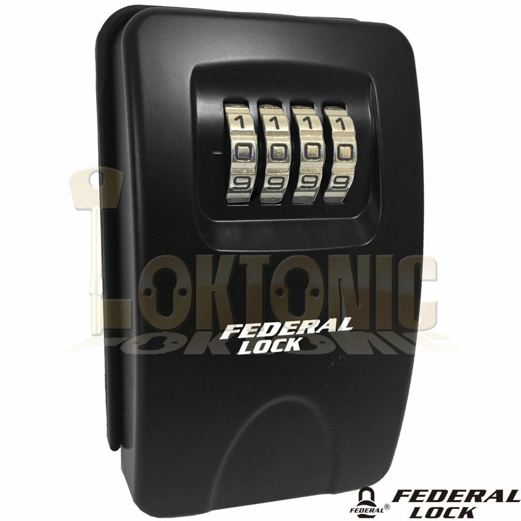 Federal Outdoor High Security Home Wall Mounted Combination Key Safe ...