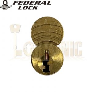 Federal Replacement FDCU6-O Bitted Cylinder Core Fit Federal S400 Puck locks