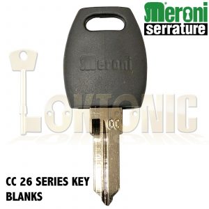 Meroni Genuine MEKB1-CC Key Blanks To Fit Any 26 Series Cam Lock Cylinder