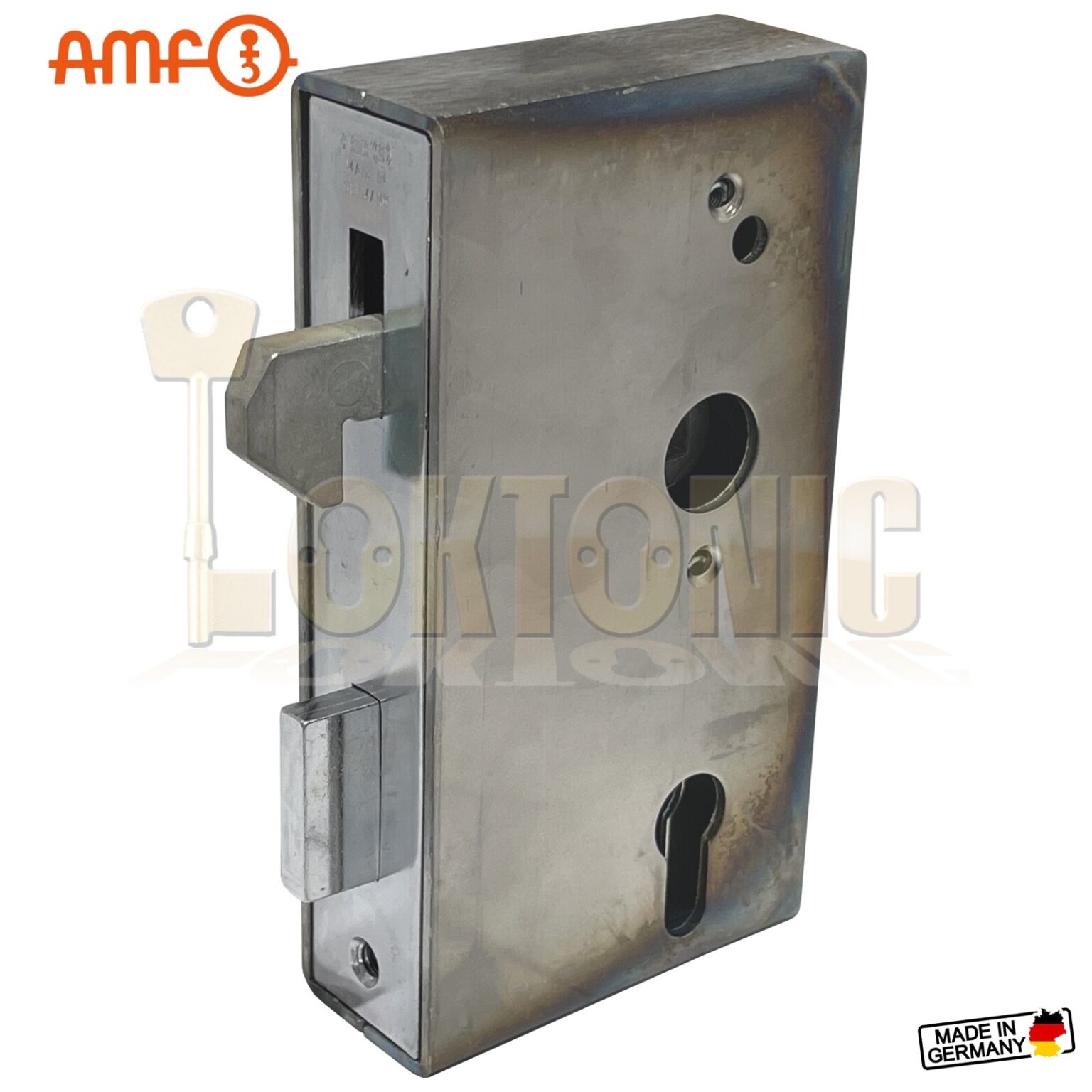 AMF 140S-40 Heavy Duty Stainless Steel Cased Auto Hook Lock Wrought ...