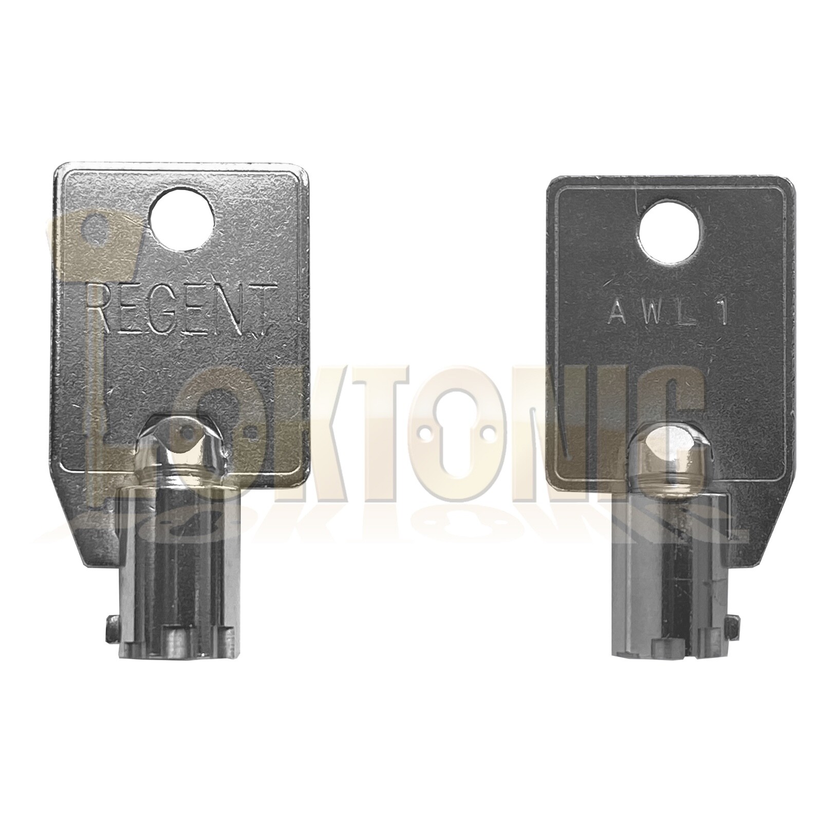 Anglian Regent Original Replacement AWL1 Keys For Sliding Patio Door Push Locks - Image 3