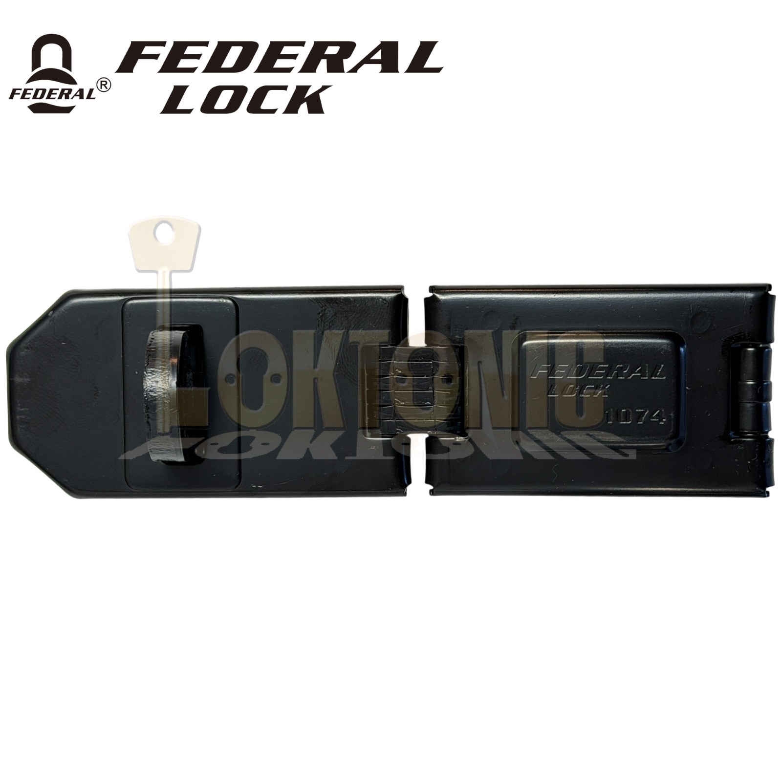 Federal FD1074 High Security Steel Garage Shed Van Gate Hasp And Staple - Image 9