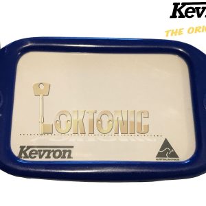 Kevron Pack10 DK Blue Large Hotel Key Tags Garage School Show Room Lockers Shed