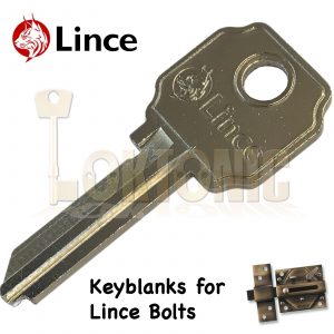 Lince Lock Key Blanks To Fit Garden Side Gate Shed Garage Sliding Bolt