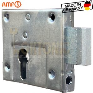 AMF 49Z Rim Euro Double Throw Zinc Plated Dead Lock Gate Shed Van Garage