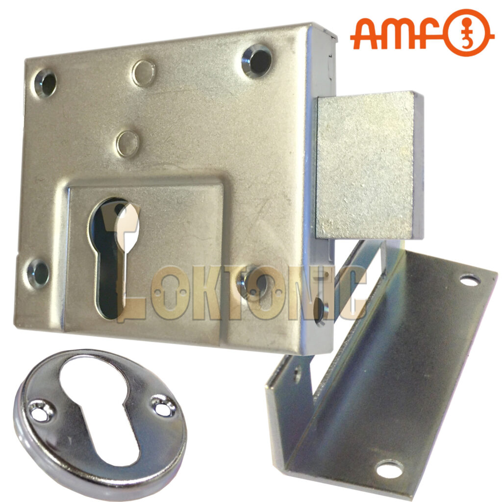 AMF 49Z Rim Euro Double Throw Zinc Plated Dead Lock Gate Shed Van ...