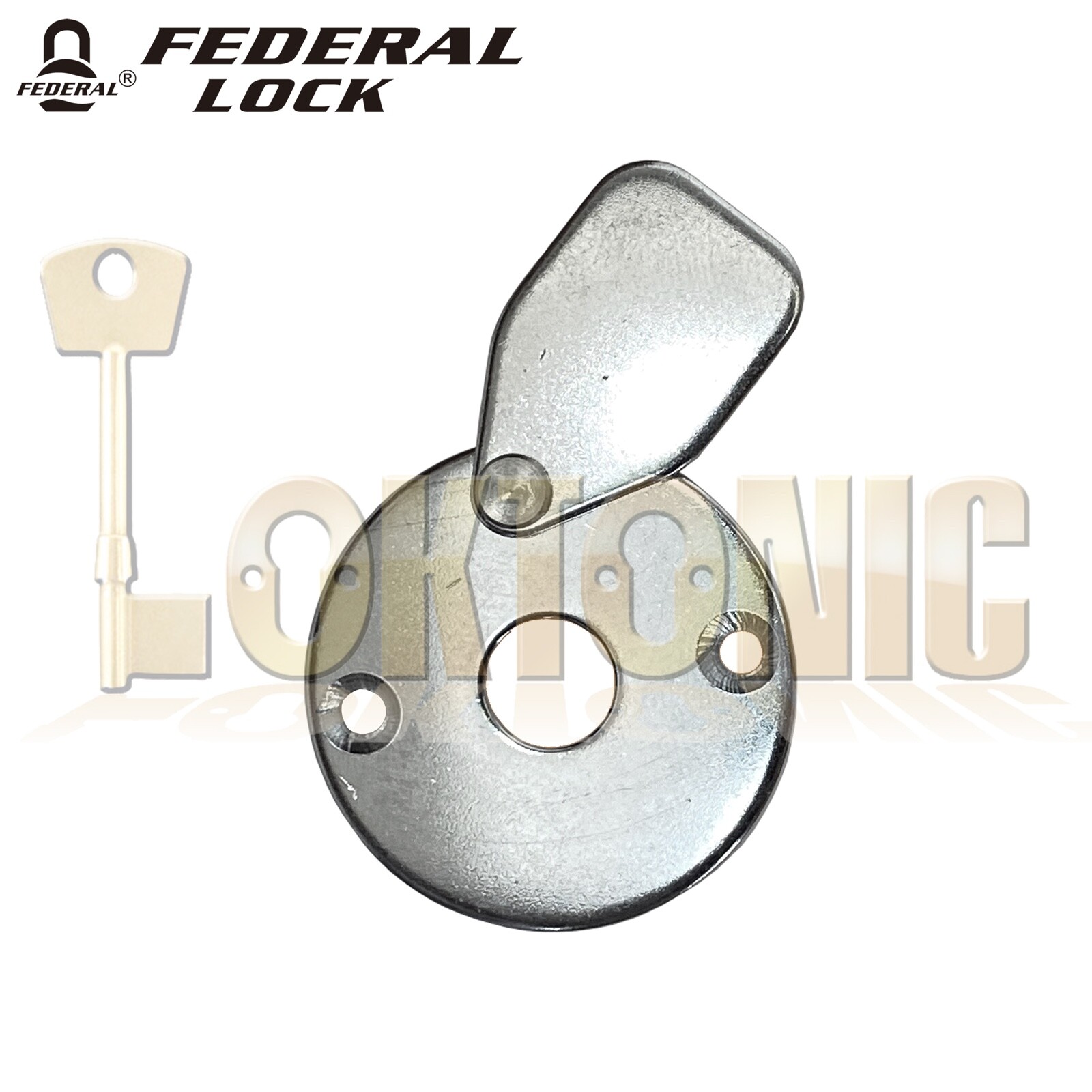Federal Enfield Garage Door Bolts Locks LONG Key Singles LH-RH High Security MK3 - Image 8
