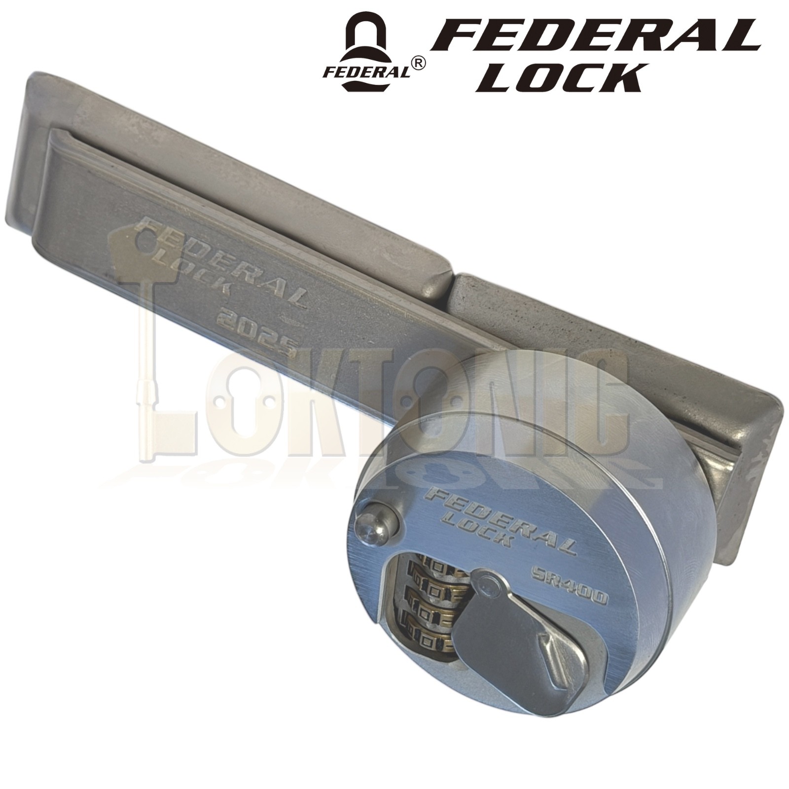 Federal SR6440 Combination Round Puck Lock & Hasp Van Garage Security Hardened - Image 7
